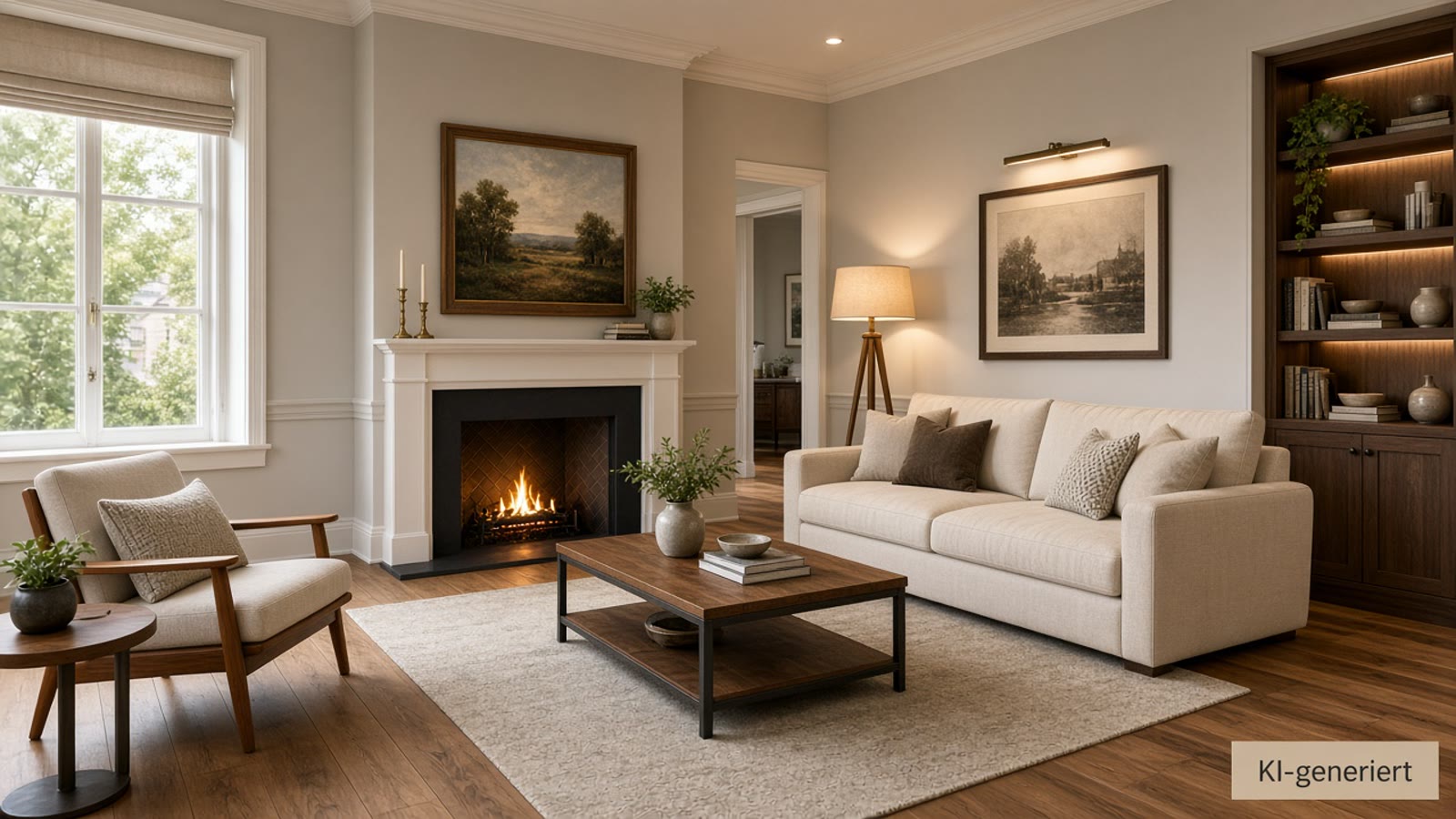 Renoviertes Wohnzimmer