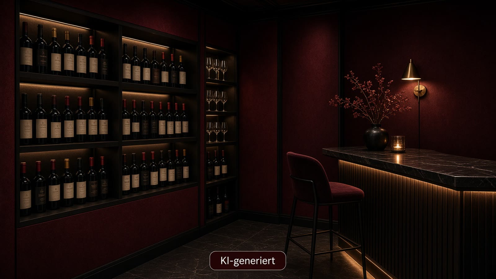 KI-Visual: Bar & Wein